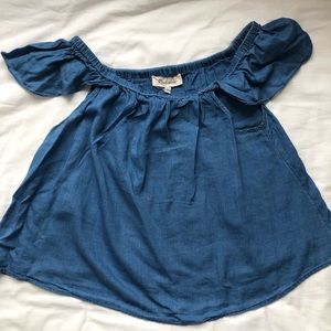 Madewell Denim Top